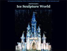 Tablet Screenshot of icesculptureworld.com